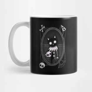 Black Cat Portrait Mug